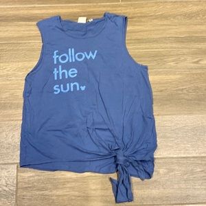 Junk food blue tank top size M
